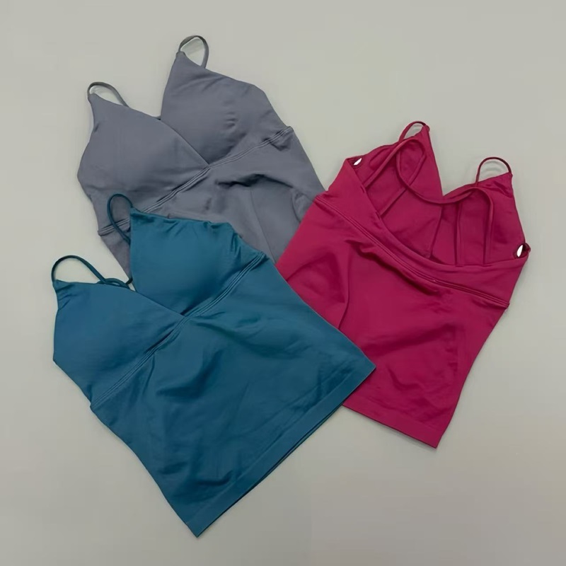Pilates V Yoga - Damski top sportowy Vision Twist Front
