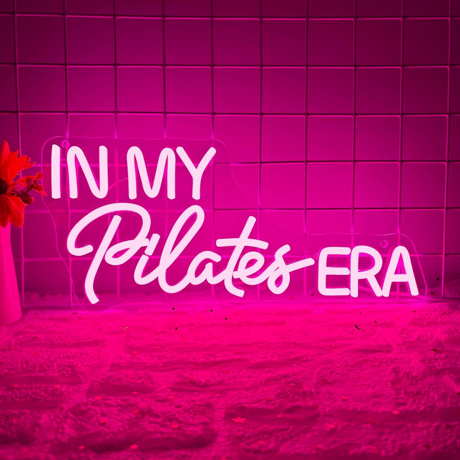 Pilates Yoga Room - Neonowy Znak LED z Regulacją Jasności