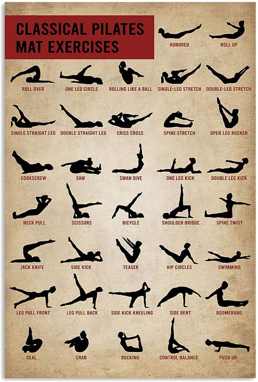 Pilates Yoga Room - Klasyczne Ćwiczenia Pilates na Maty Metalowe