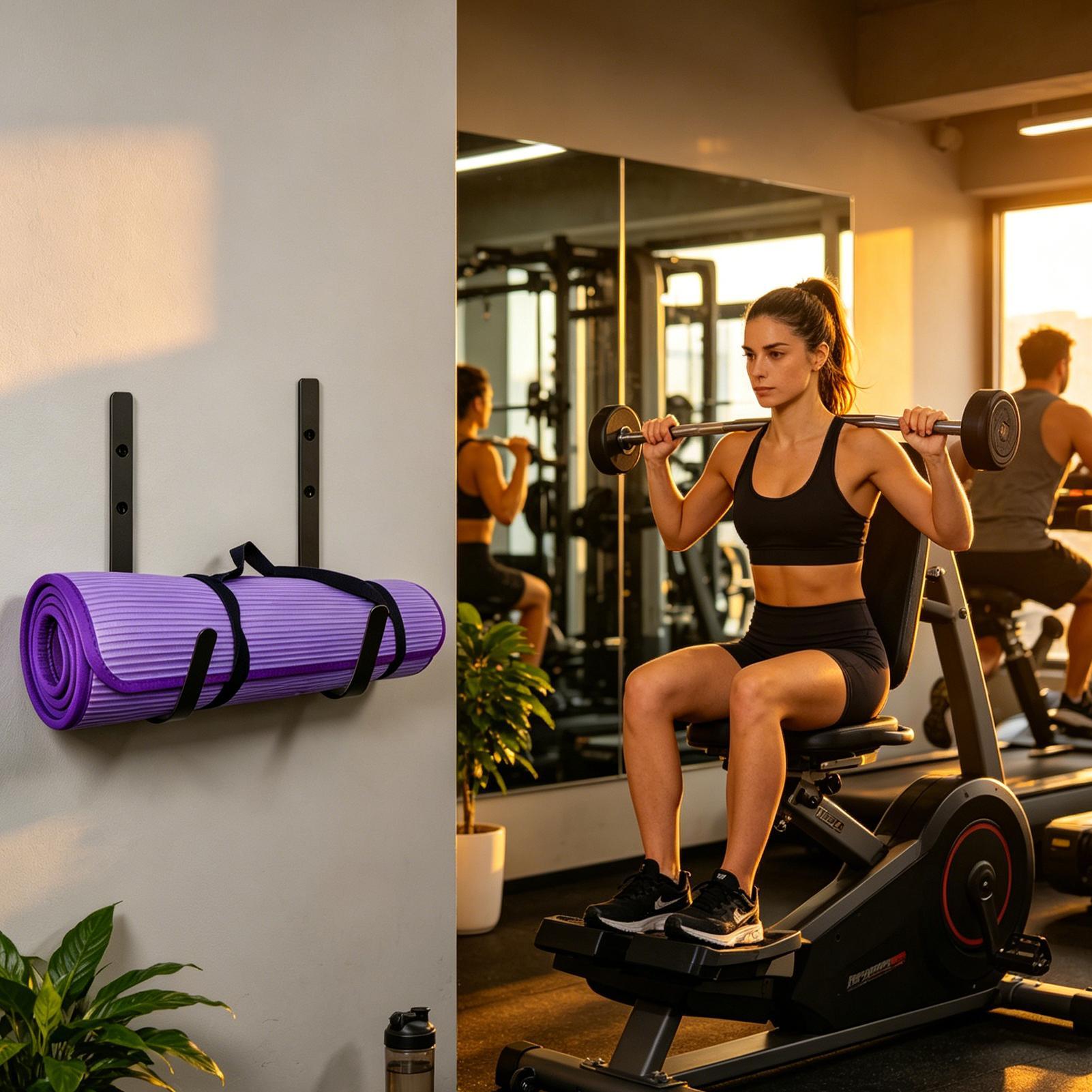 Uchwyt ścienny na matę do jogi – Pilates Yoga Room recenzja i cena
