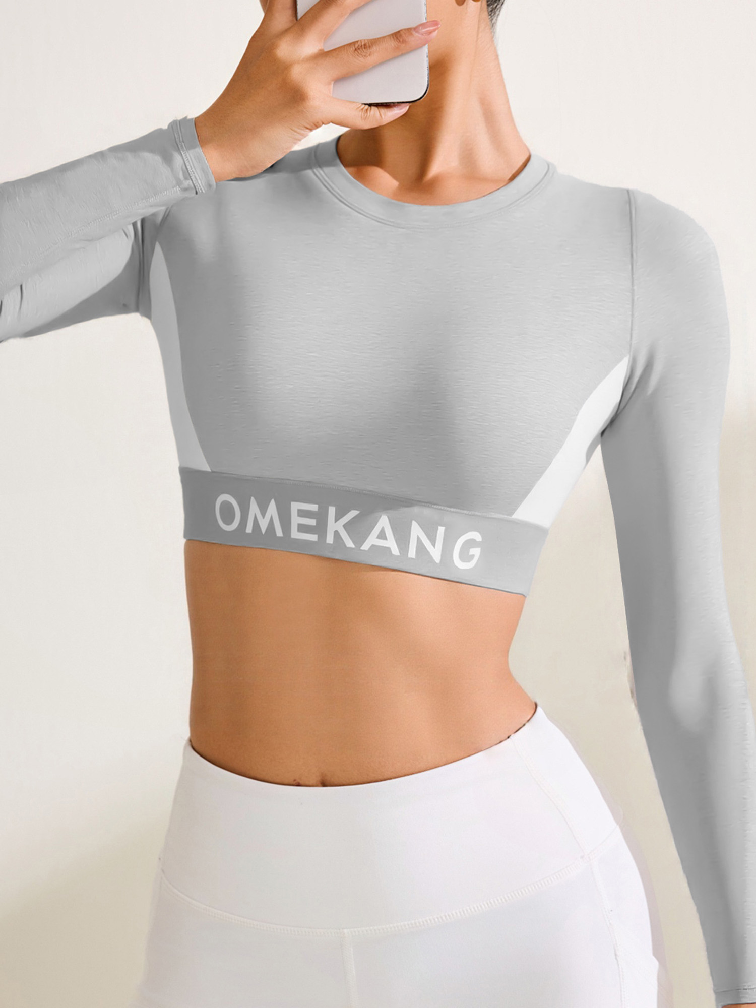 Damski krótki top do jogi z dł – Pilates Yoga Gym recenzja i cena