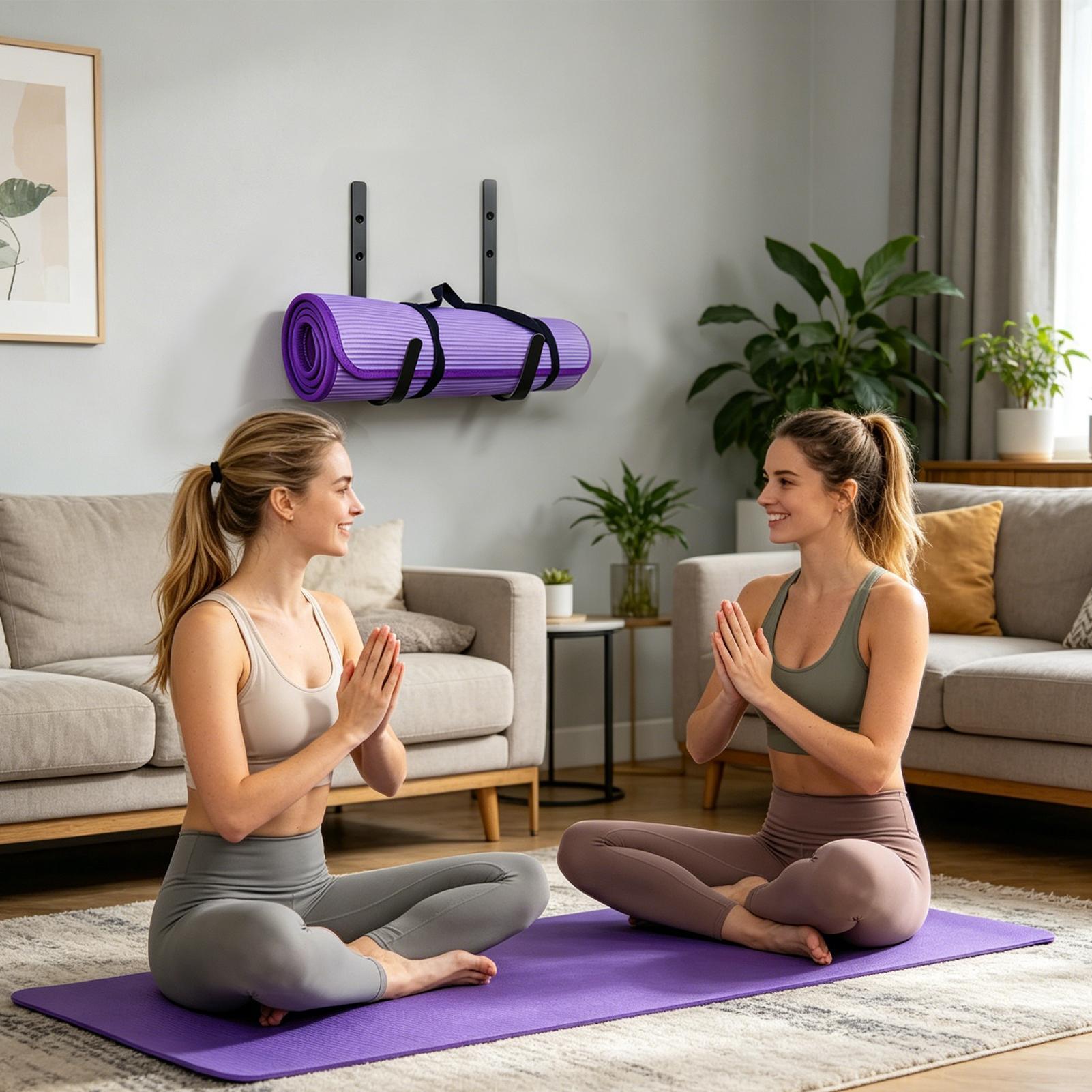 Uchwyt ścienny na matę do jogi – Pilates Yoga Room recenzja i cena