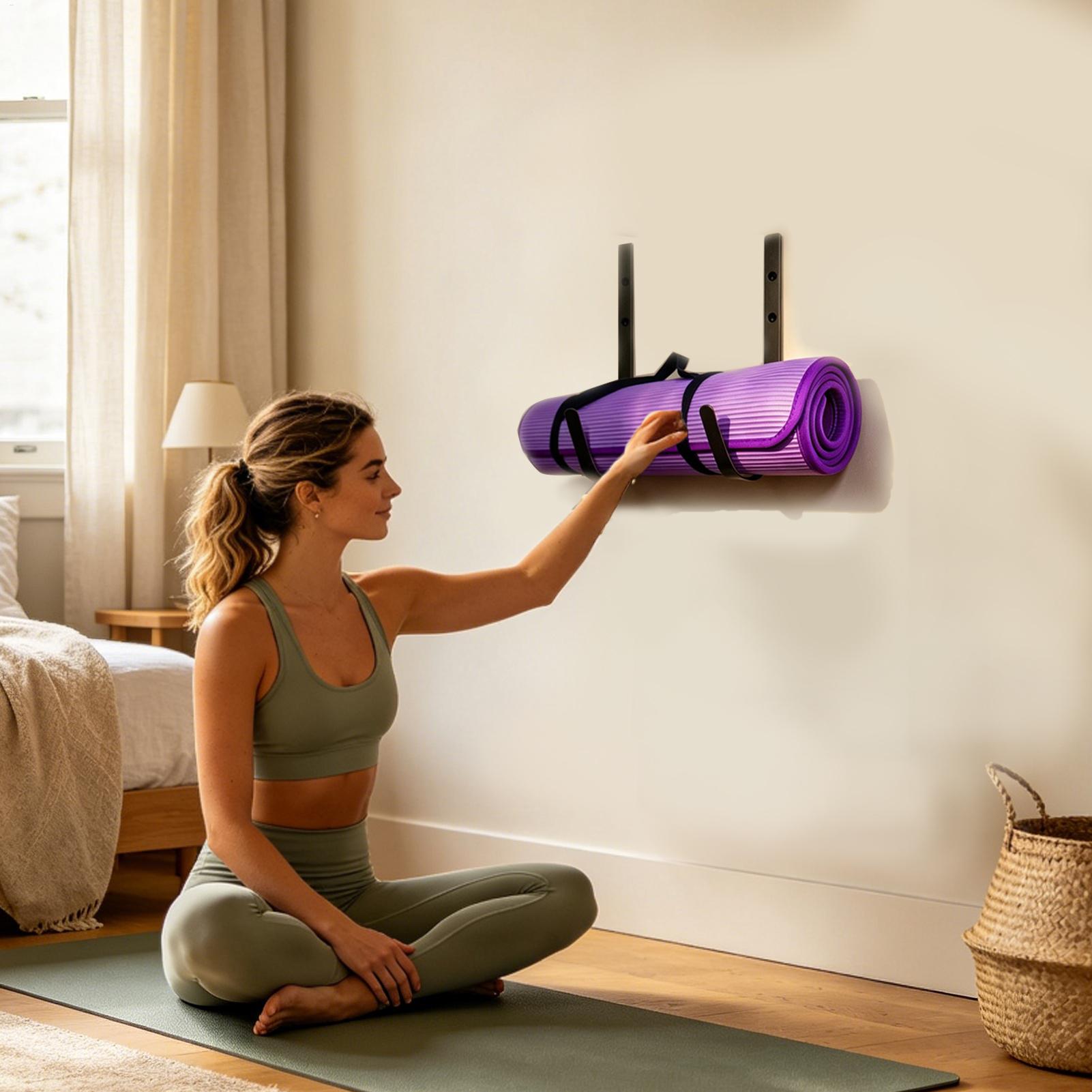 Uchwyt ścienny na matę do jogi – Pilates Yoga Room recenzja i cena